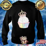 Sugar Sweet Cupcake With Crown T-Shirt Sweater