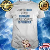 Super Dad Husband Super Awesome Tv Presenter T-Shirt