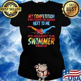 Swimming - It's Against The Swimmer Inside Me Is's Against The Swimmer Inside Me Shirt Ladies tee