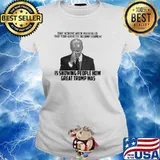 That Moment When You Realize That Your Greatest Accomplishment Is Showing PEople How Great Trump Was Joe Biden Ladies tee