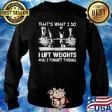 THat's What I Do I Lift Weights And I Forget Things Shirt Sweater