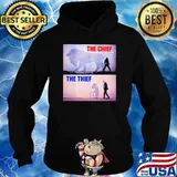 The Chief Lion Trump The Thief Old Man Biden Shirt Hoodie