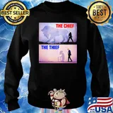The Chief Lion Trump The Thief Old Man Biden Shirt Sweater
