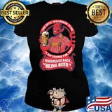 The devil whispered to me i am coming for you i whispered back bring beer Ladies tee