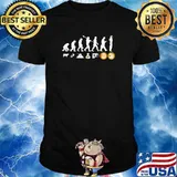 The Evolution of Cryptocurrency Money dogecoin and bitcoin T-Shirt