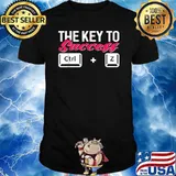 THe Key To Success Control Z Programming Computer T-Shirt
