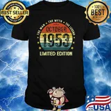 The man the myth the legend limited edition october 1953 vintage t-shirt