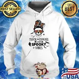 Thick Things And Spooky Vibes Skull Halloween T-s Hoodie