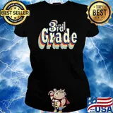 Third Grade Teacher T-Shirt Ladies tee
