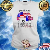 This is how i roll famingo camping flag s Ladies tee