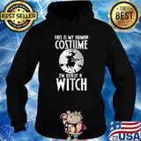 This IS My Human Costime I'm retired Witch T-Shirt Hoodie