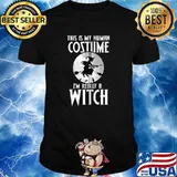 This IS My Human Costime I'm retired Witch T-Shirt
