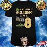 This little soldier 8 Year Old Army Camo T-Shirt