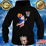 Uncle Sam Basketball American Flag Shirt Hoodie