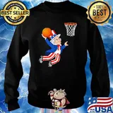 Uncle Sam Basketball American Flag Shirt Sweater