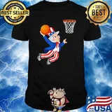 Uncle Sam Basketball American Flag Shirt