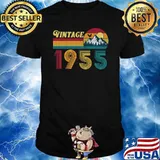 Vintage 1955 66th Birthday 66 Years Old T-Shirt