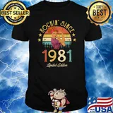 Vintage 1981 Rockin Since 40 Years Old T-Shirt