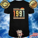 Vintage 1991 Made in 1991 30th Birthday T-Shirt