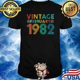 Vintage February 1982 Birthday T-Shirt