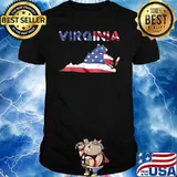 VIRGINIA PROUD UNITED STATES AMERICA PATRIOT USA FLAG PRIDE T-Shirt
