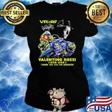Vr 46 Valentino rossi 1996 2021 thank you for the memories signature Ladies tee