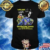Vr 46 valentino rossi 1996 2021 thank you for the memories signature shirt