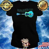 While My Guitar Gently Weeps Guitar LAke Shirt Ladies tee