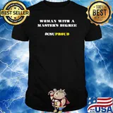 Woman With A Master's Degree Proud T-shirt