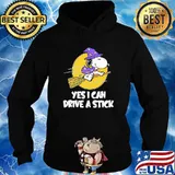 YES I CAN DRIVE A STICK SNOOPY witch Moon Shirt Hoodie