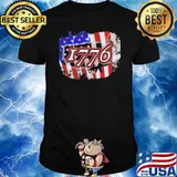 1776 Rifle American Flag Shirt