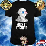 4th of July Suck It England Washington in Patriotic Shade Shirt