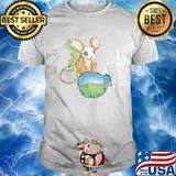 Acid Cartoon skull Mouse T-Shirt