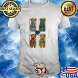 Airedale Terrier Dog 4 Seasons Pop Art T-Shirt