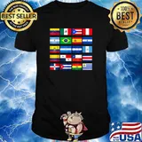 All Latin American Flags Latino Hispanic Heritage Month T-Shirt