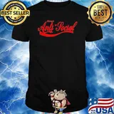 Always anti-social with coca cola logo shirt