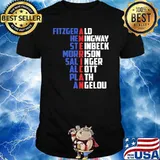 American Fitzgerald Hemingway Steinbeck MShirt