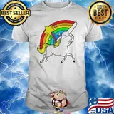 Angry Unicorn Rainbow shirt