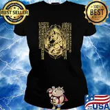 Anubis God Of The Dead Ancient Egyptian Hieroglyph T-Shirt Ladies tee