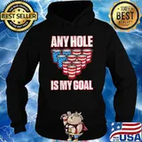 Any hole is my goal american flag s Hoodie