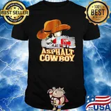 Asphalt Cowboy Trucker Skull Shirt