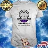 Astro Cat the space traveler shirt