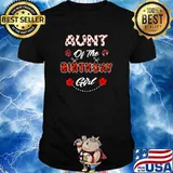 Aunt Of The Birthday Girl Ladybug T-Shirt