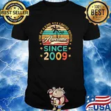 Awesome Since 2009 One Of A Kind Limited Edition Birthday Vintage T-Shirt