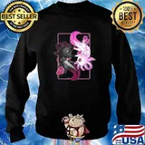 Axolotl Yin Yang Plush Pets Cherry Blossom T-Shirt Sweater
