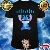Baby Stitch Face Mask Hug Cisco Logo Shirt