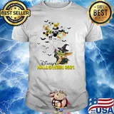 Baby Yoda and Mickey Mouse balloon Disney halloween shirt