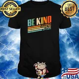 Be kind In A World Where You Can Be Anything Teacher Retro T-Shirt
