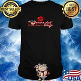 Bemore.Plus Horace Beach Design Lips T-Shirt