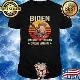 Biden Making The Taliban's Great Again Vintage Sunset T-Shirt